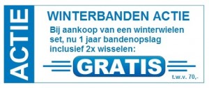 Winterbanden actie los