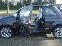 Fiat 500C Zwartwit Wijchen Nijmegen (24)