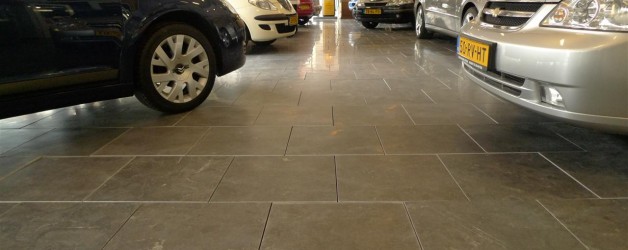 Nieuwe showroom vloer