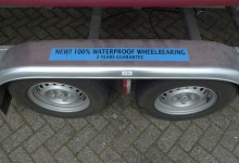 Waterproof wiellagers dubbel asser